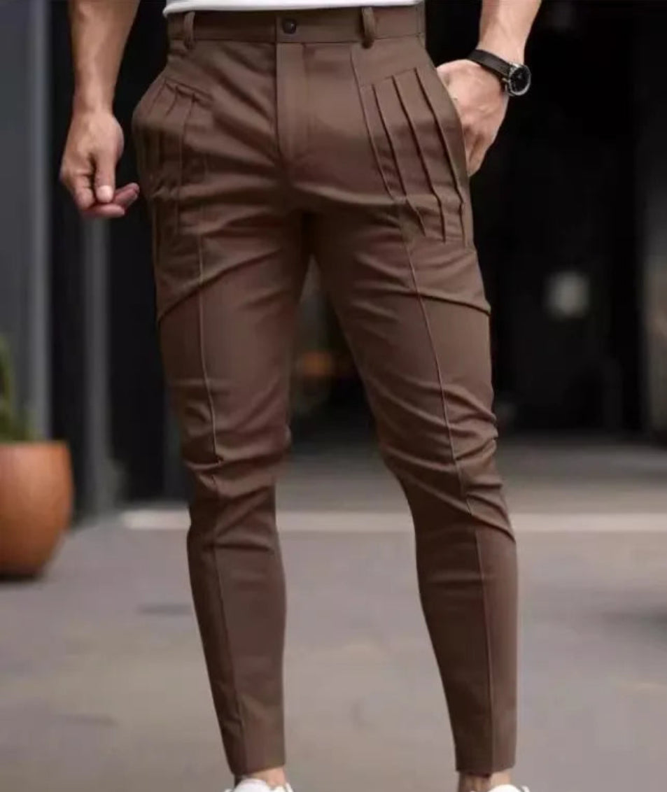 Pleated Casual Pants