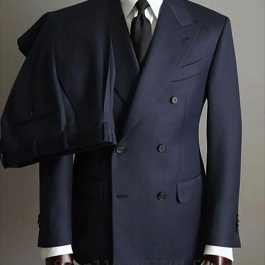 Double Breasted 2 Pieces Groom Tuxedo