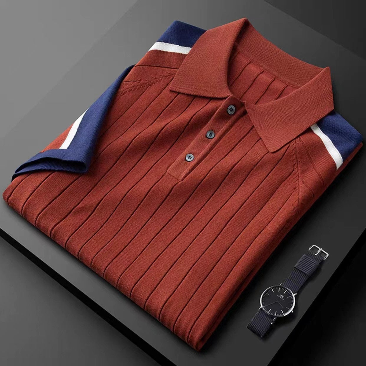 Premium Soft Knitted Polo Shirt