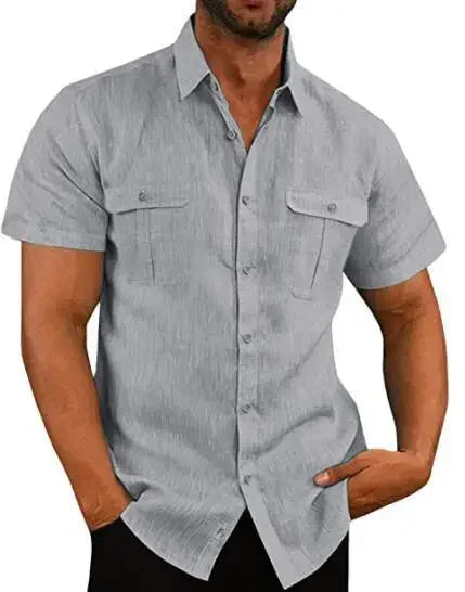 Linen Short-Sleeved Shirts