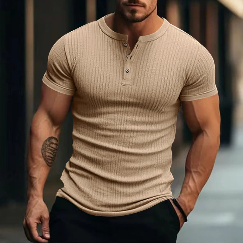 FC V-neck Knit T-shirt