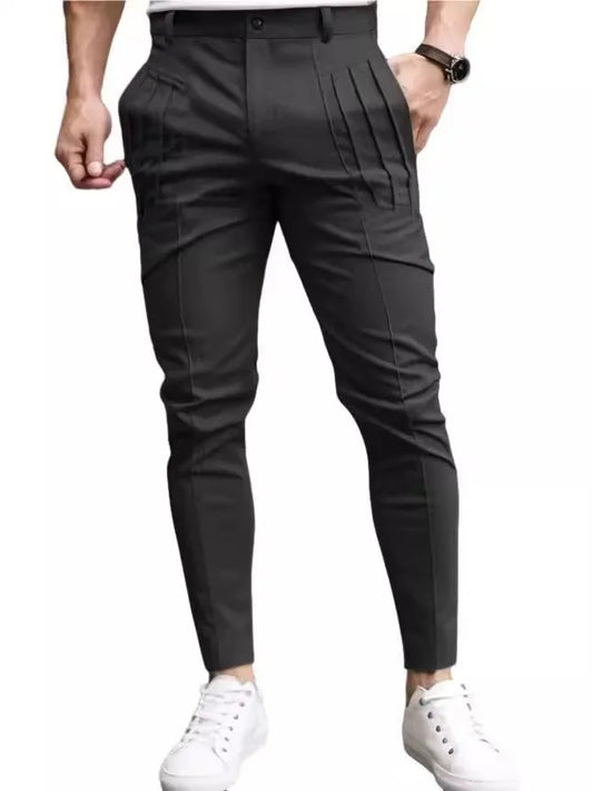 Pleated Casual Pants