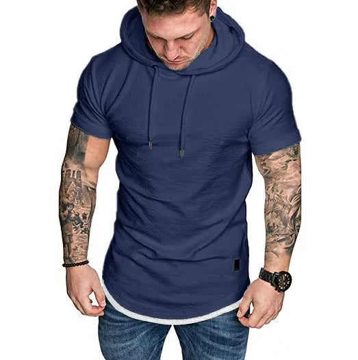Short Sleeve Hoodies Sweatshirts