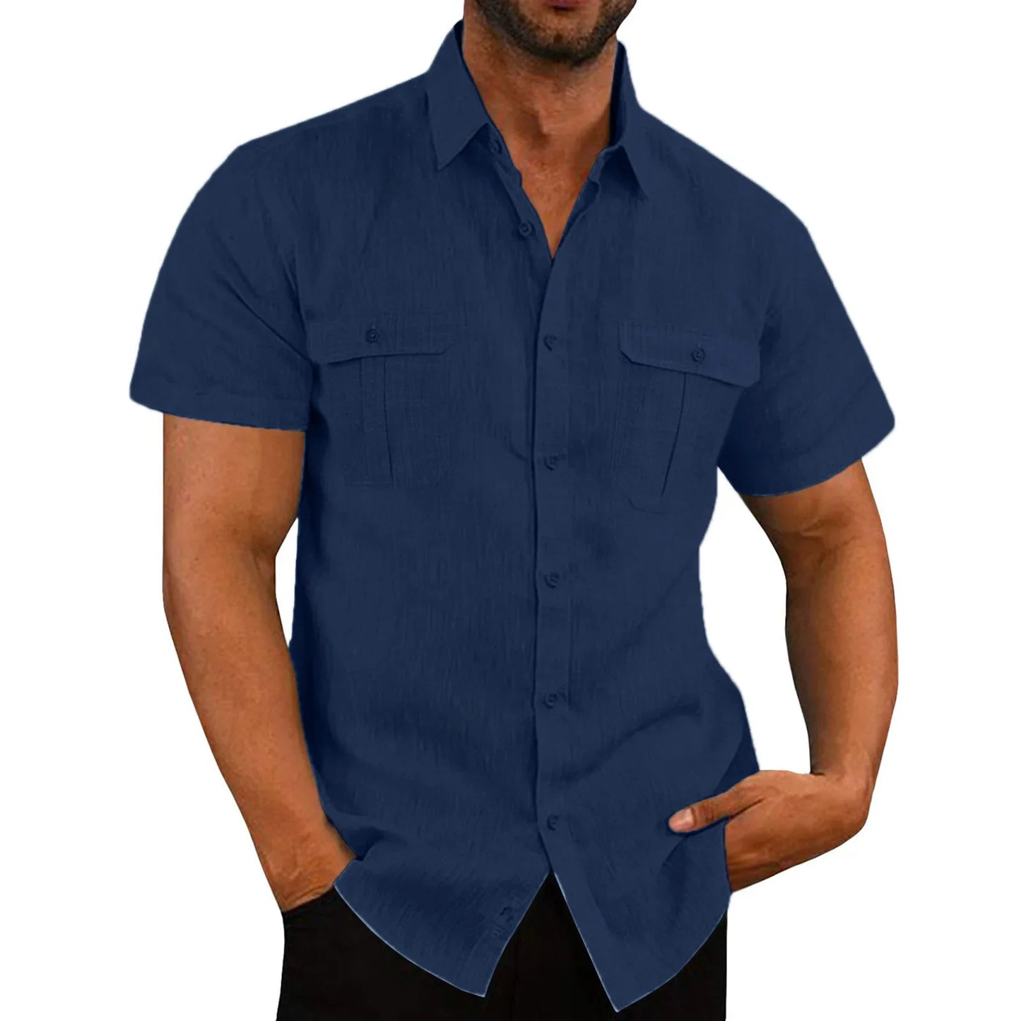 Linen Short-Sleeved Shirts