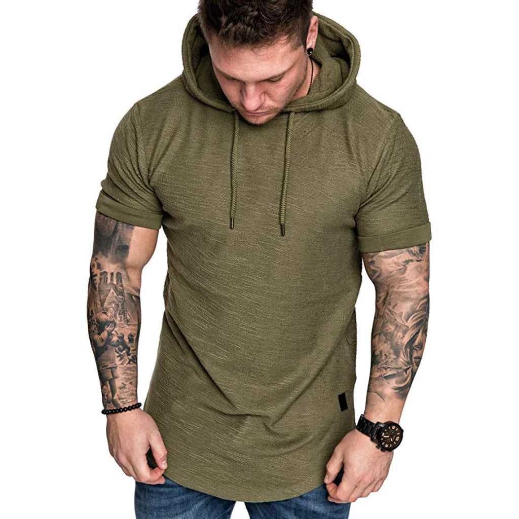 Short Sleeve Hoodies Sweatshirts