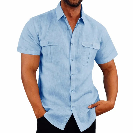 Linen Short-Sleeved Shirts