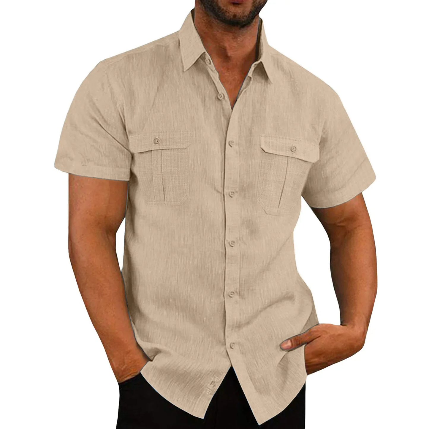 Linen Short-Sleeved Shirts