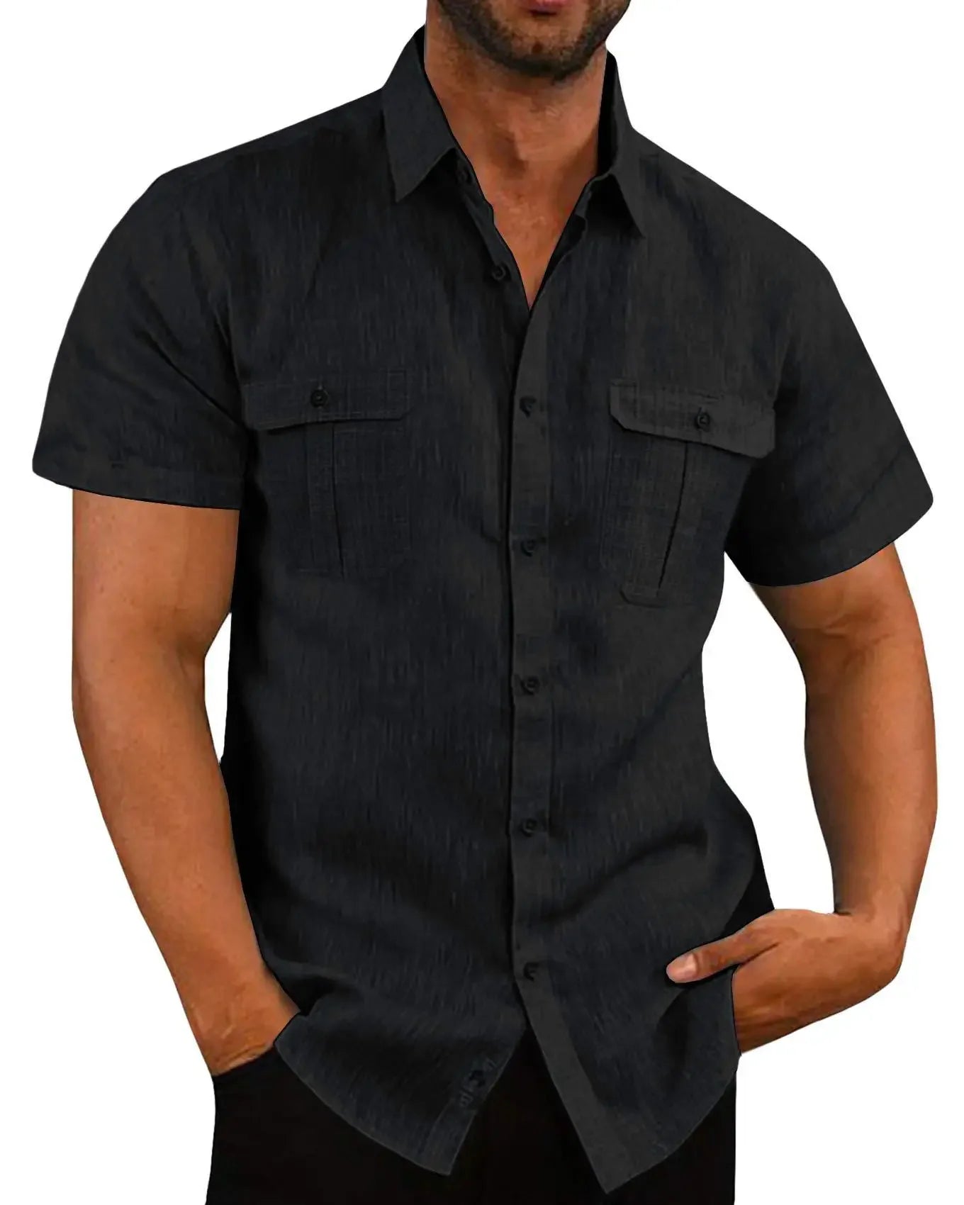 Linen Short-Sleeved Shirts
