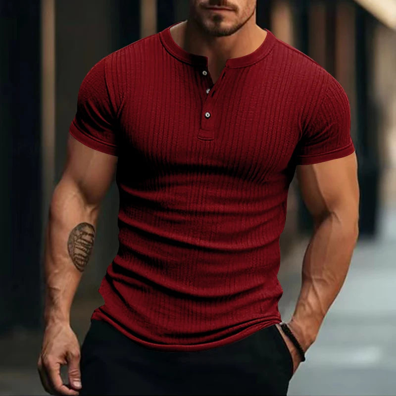 FC V-neck Knit T-shirt