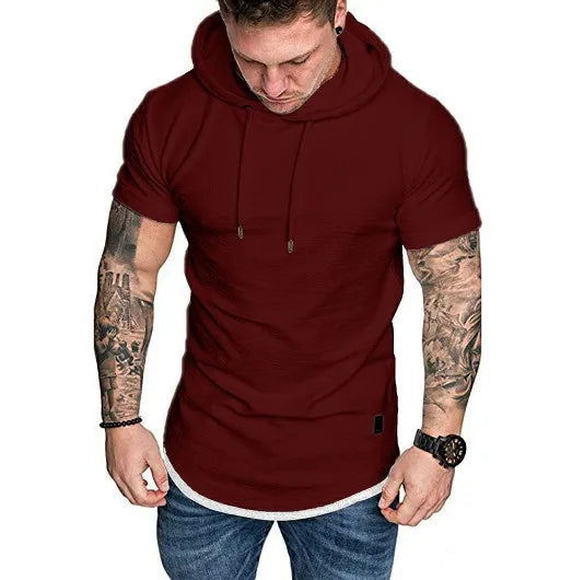 Short Sleeve Hoodies Sweatshirts