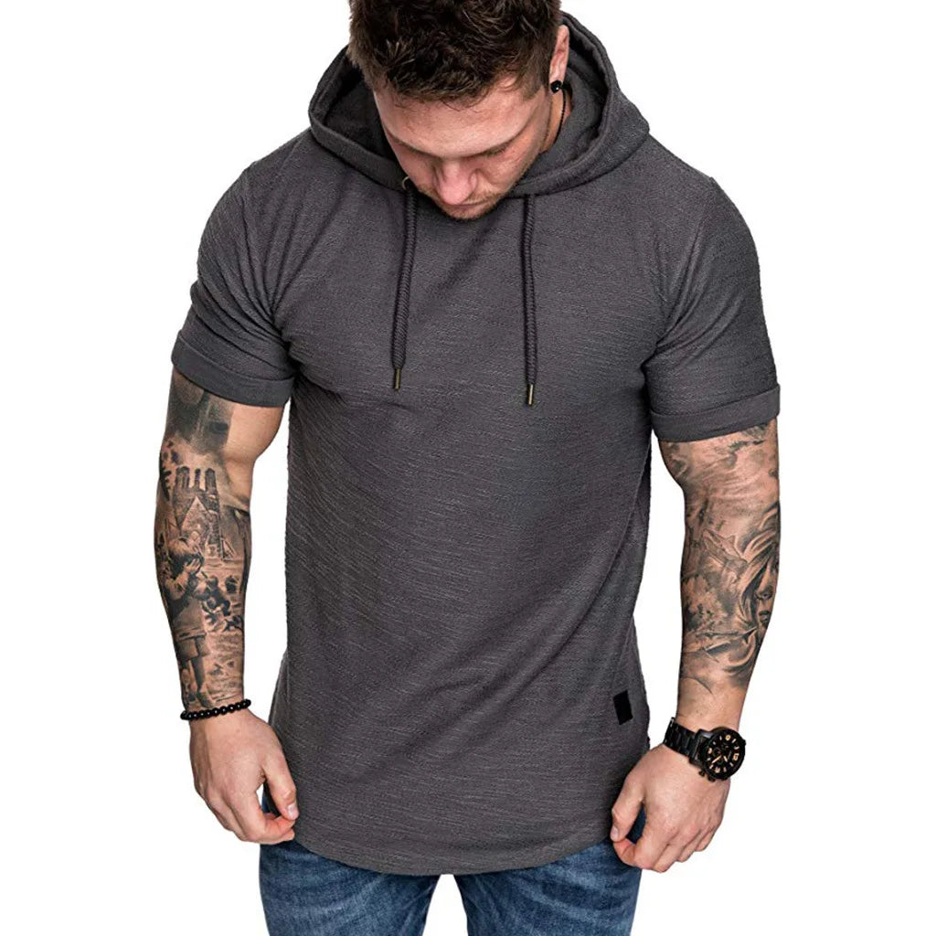 Short Sleeve Hoodies Sweatshirts