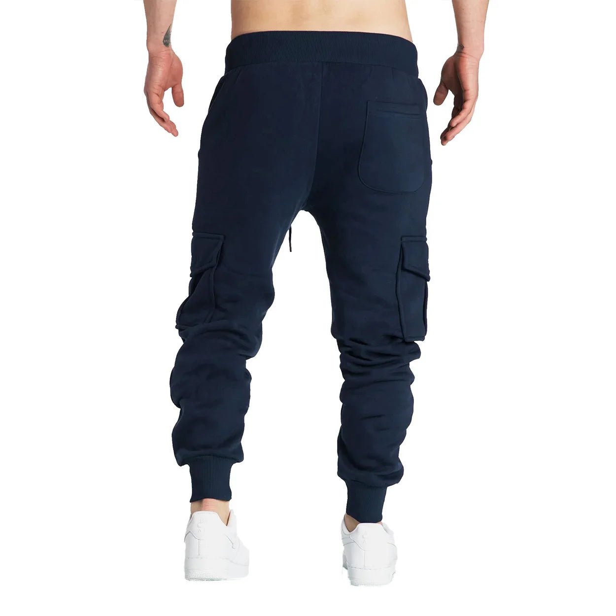 Straight Fit Cargo Sweatpants