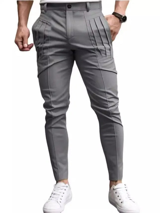 Pleated Casual Pants