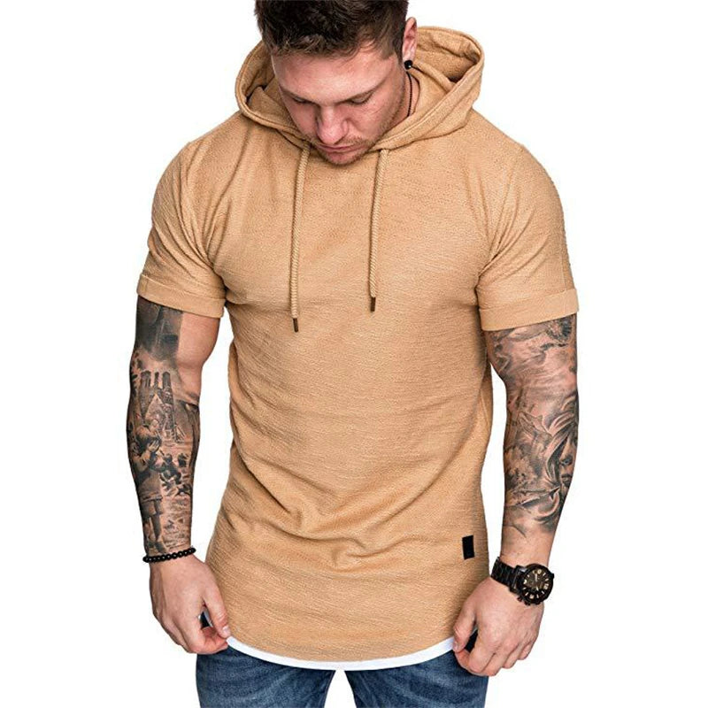 Short Sleeve Hoodies Sweatshirts