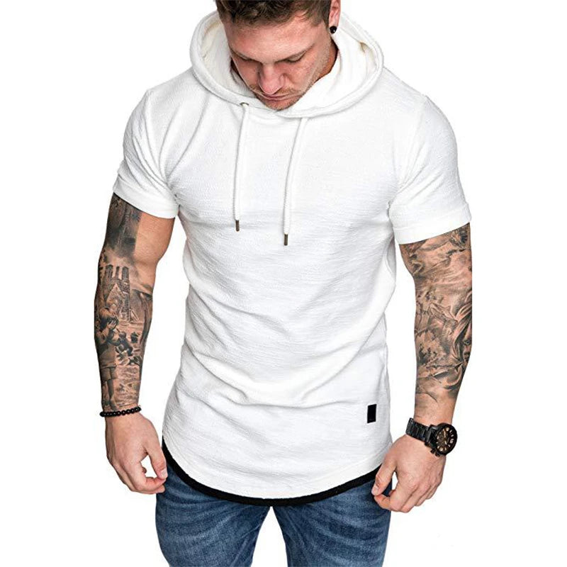 Short Sleeve Hoodies Sweatshirts