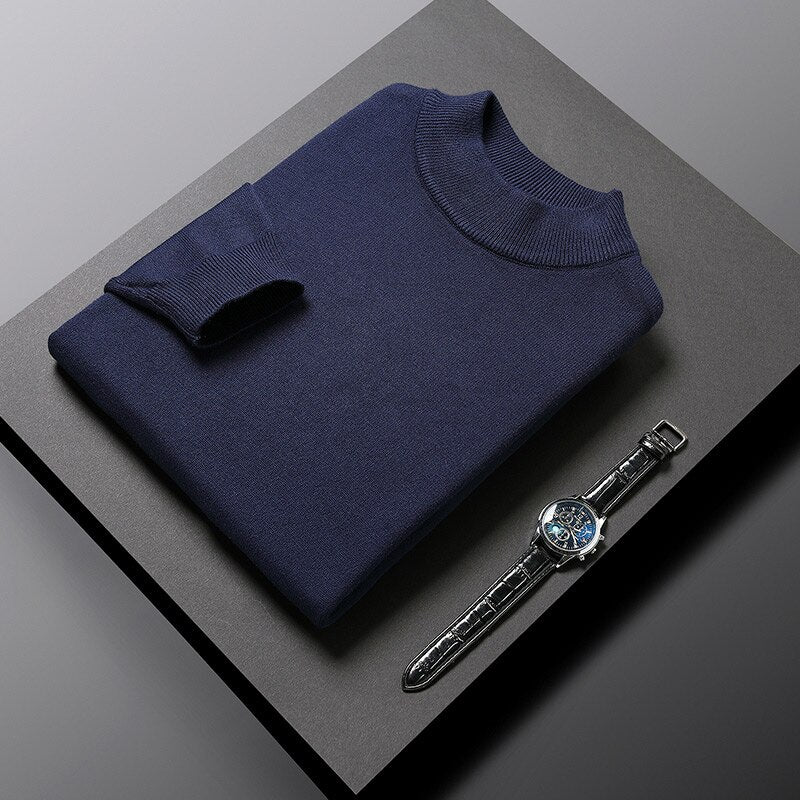 FC Half Turtleneck Knitted Sweater