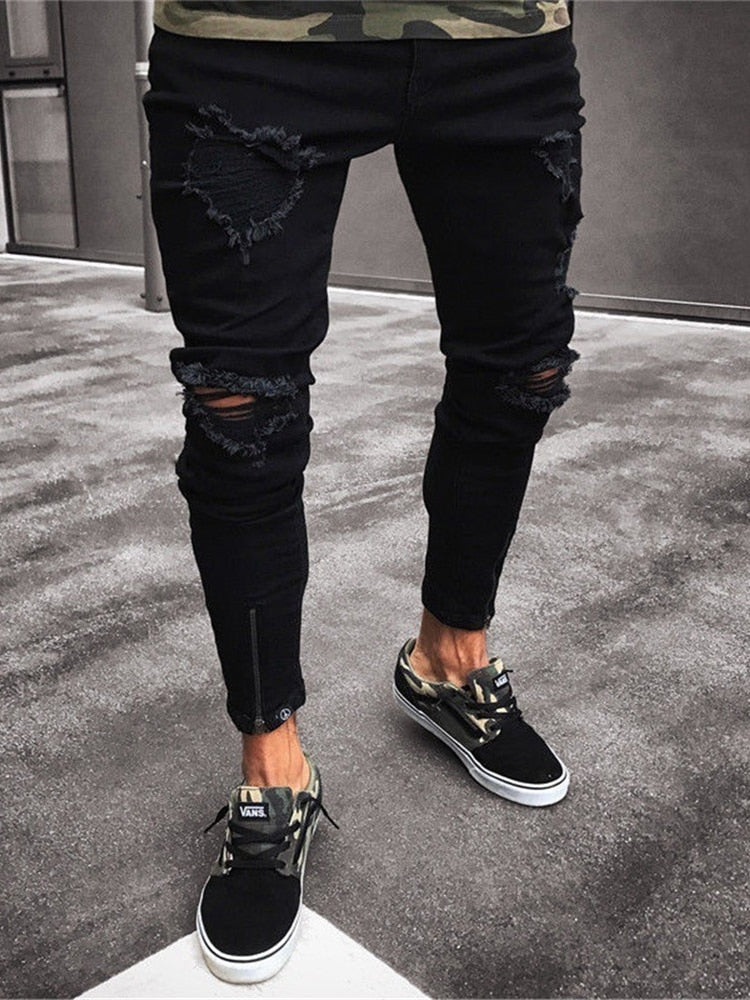 FC Stylish Destroyed Denim Pants