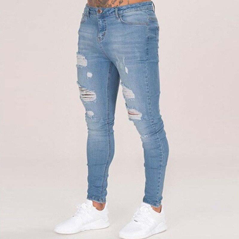 Fashion Casual Ripped Jeans