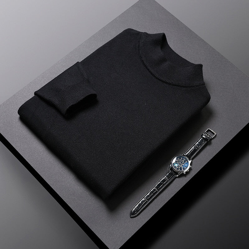 FC Half Turtleneck Knitted Sweater