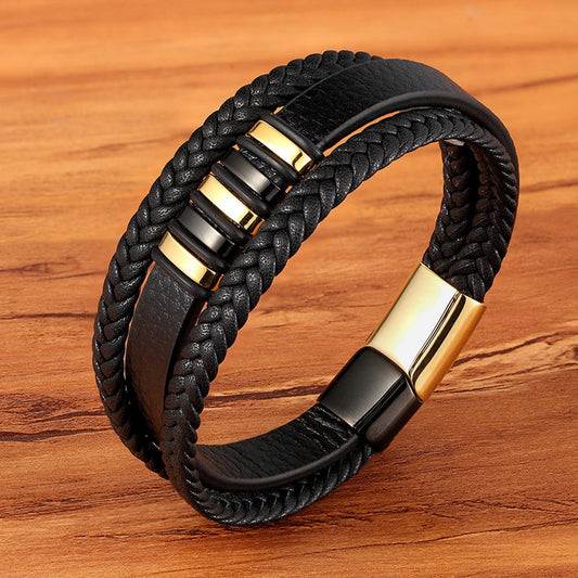 FC 3 Layers Leather Bracelet