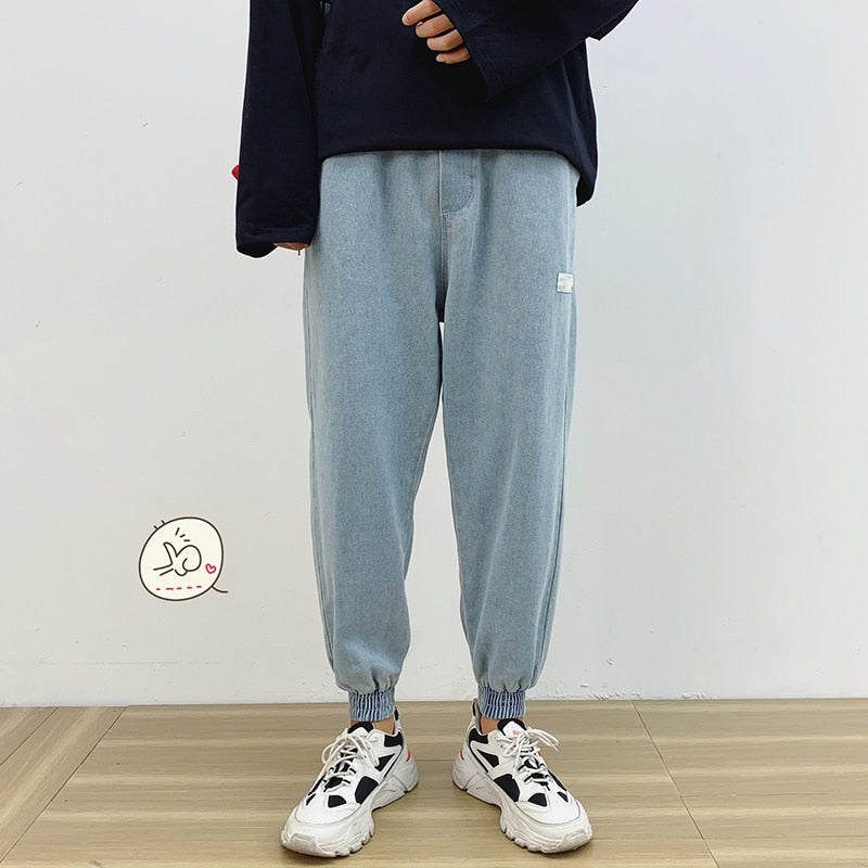 Ripped Streetwear Denim Pants