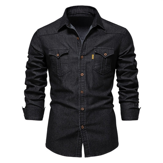 Casual Denim Fashion Shirts