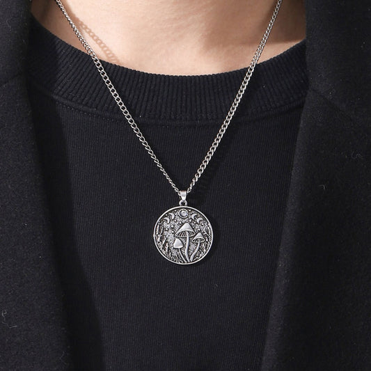 Mushroom Pendant Necklace