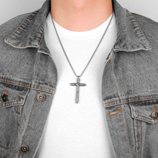 FC Cross Pendant Necklace
