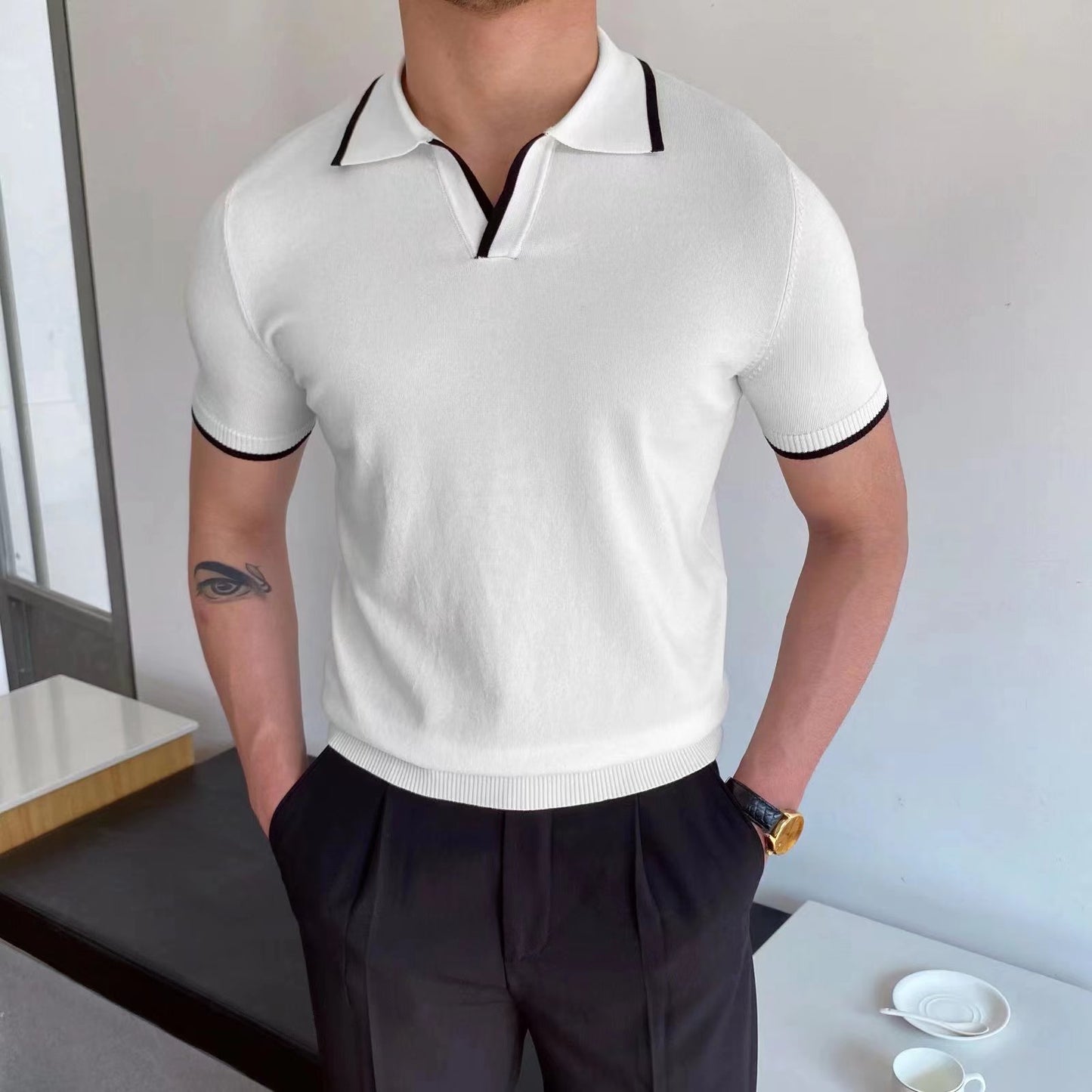 Fashion Knitwear Polo Shirts