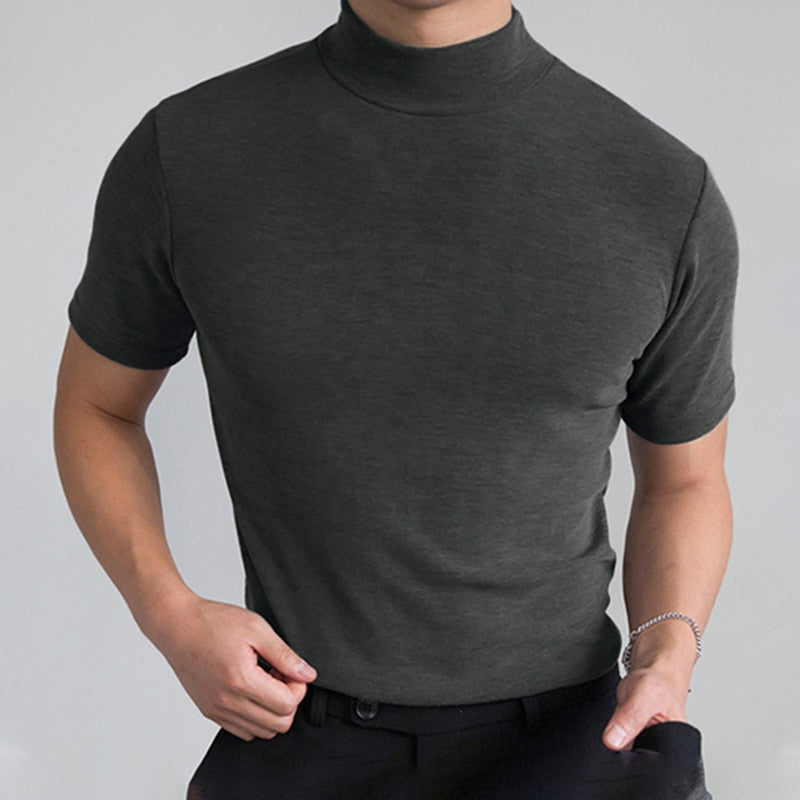 Casual Streetwear High-neck Shirt