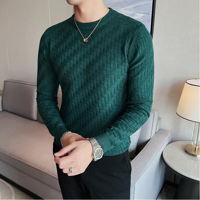 FC Slim Fit Plaid Sweater