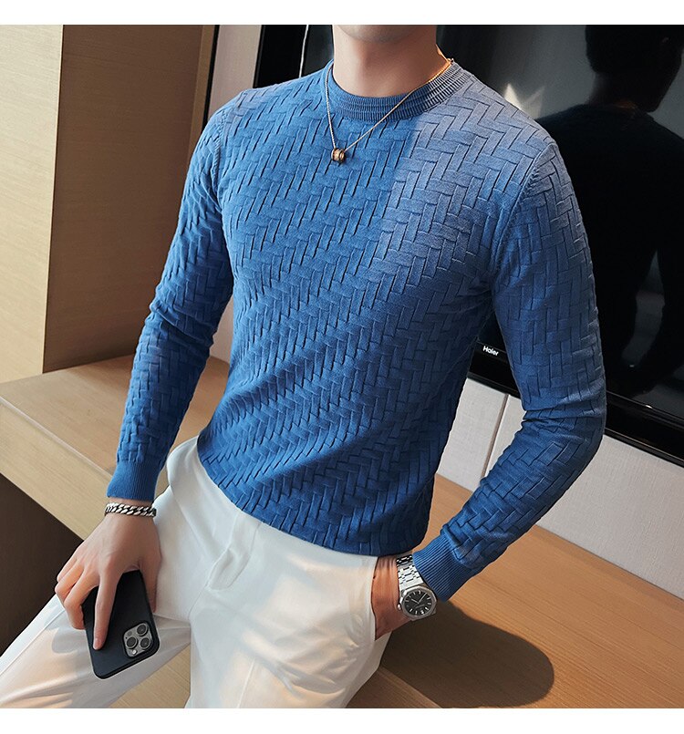 FC Slim Fit Plaid Sweater