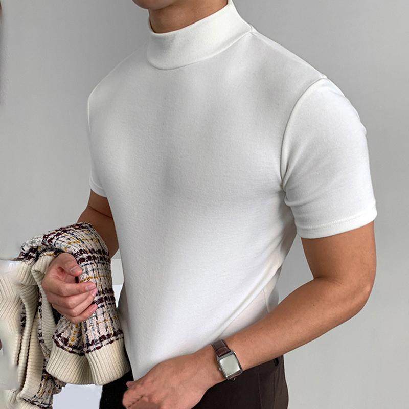 Casual Streetwear High-neck Shirt