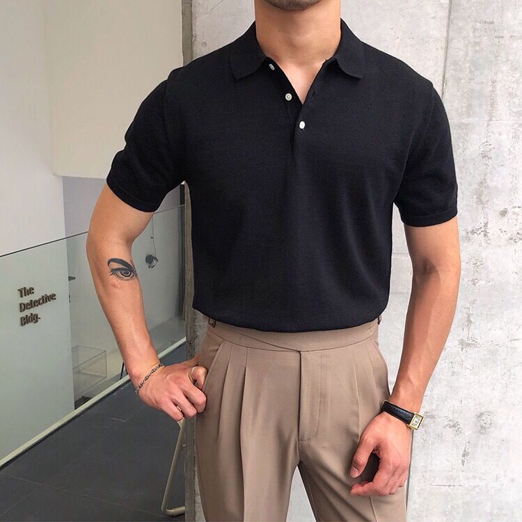 FC Stylish Knitted Polo Shirt