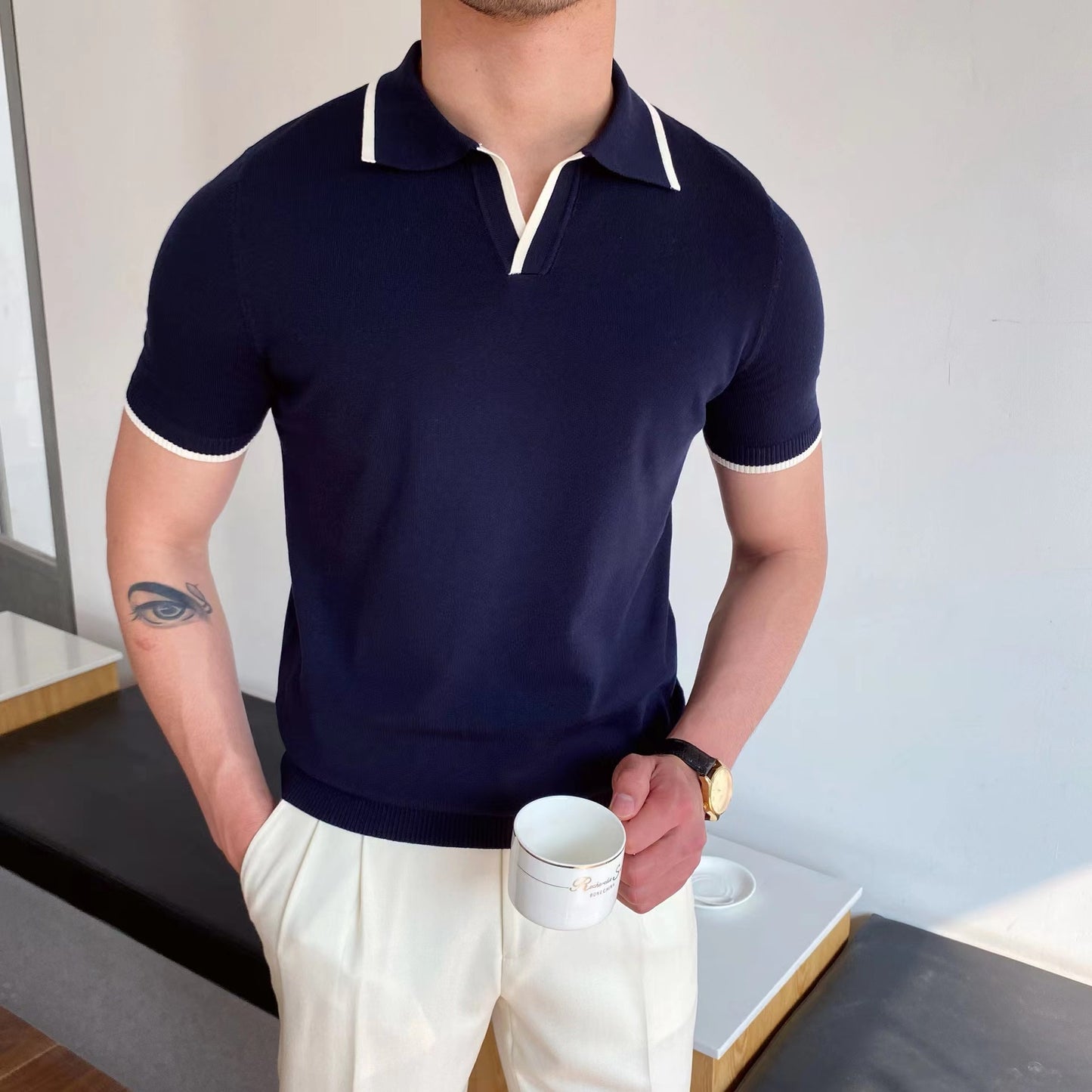 Fashion Knitwear Polo Shirts