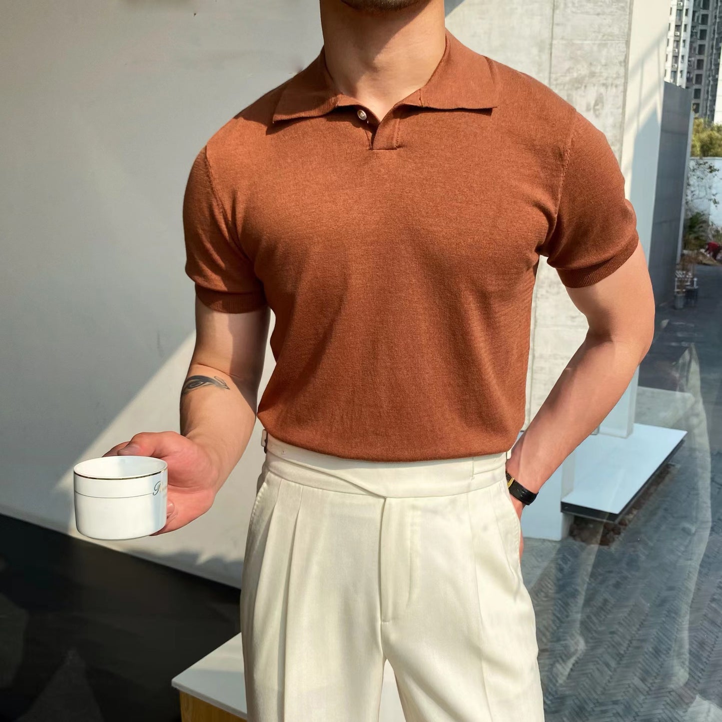 Fashion Knitwear Polo Shirts