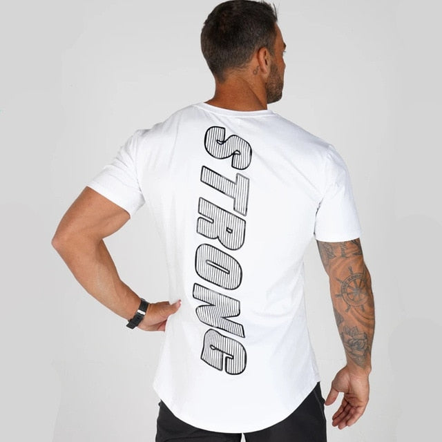 Black Casual Workout T-shirt