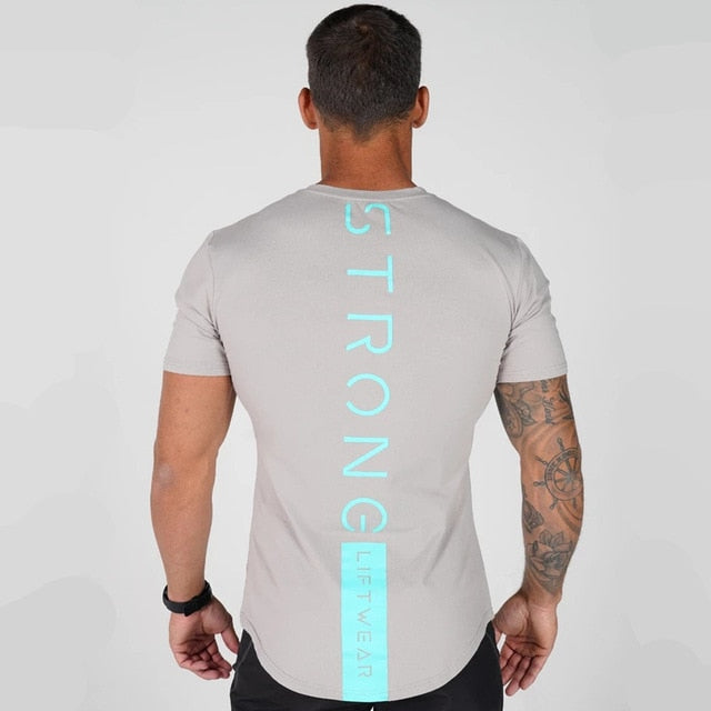 Black Casual Workout T-shirt