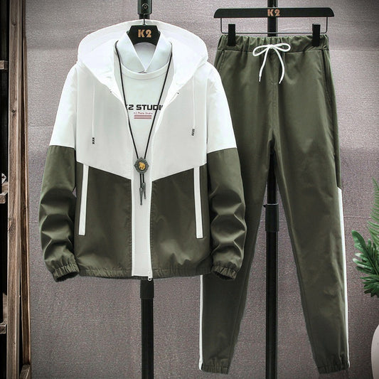 Casual Hoodies Jackets + Pants Two Piece Sets Sports Suit
