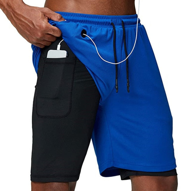 Running Quick Dry Workout Double Shorts