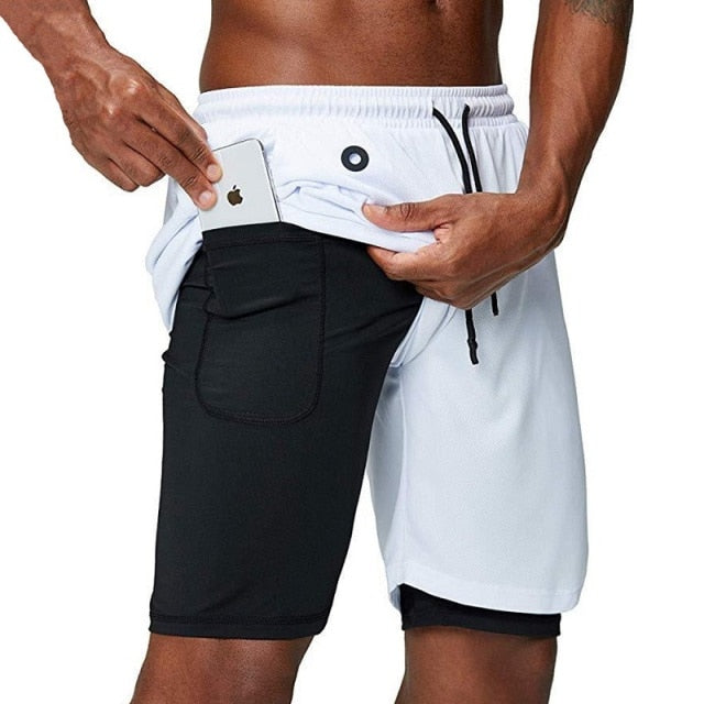 Running Quick Dry Workout Double Shorts