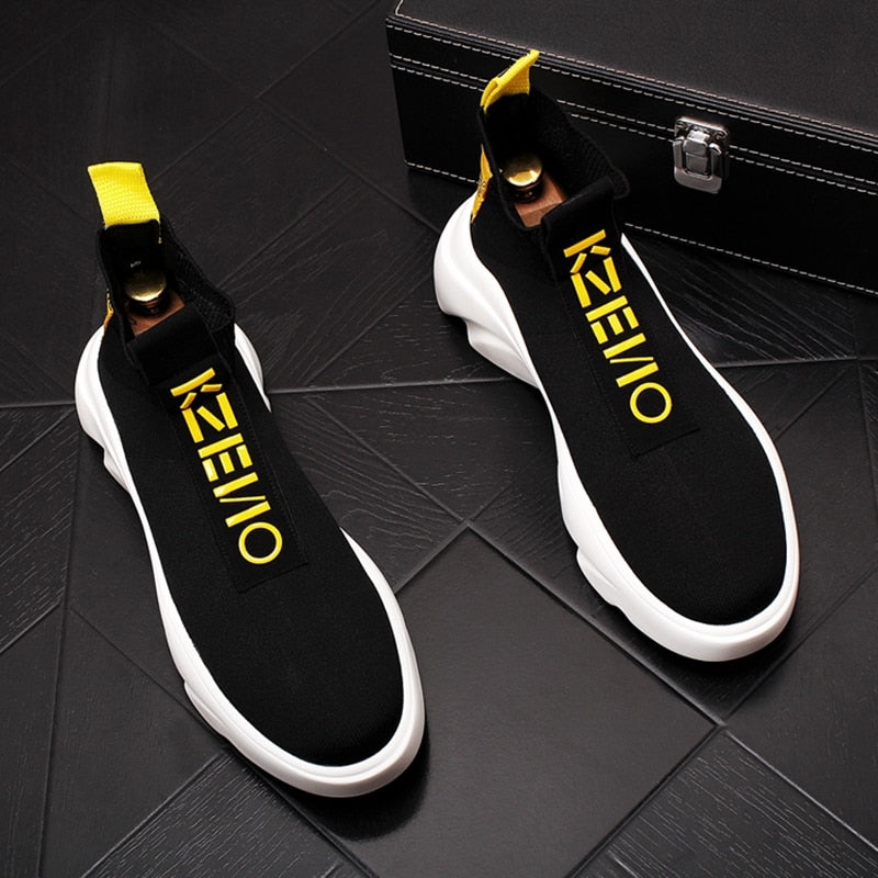 Men Ankle Wool Knitted Sock Sneakers