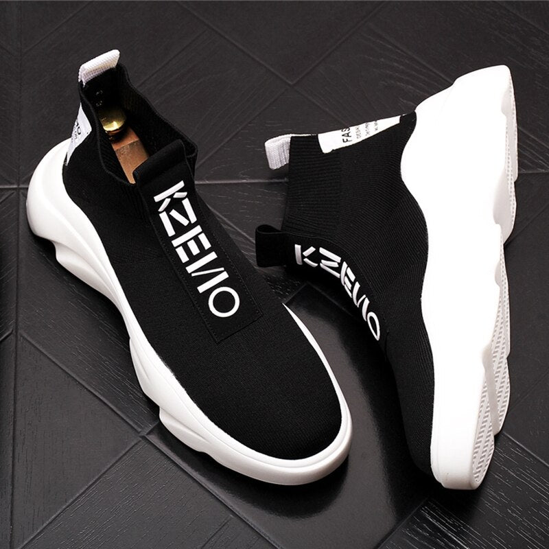 Men Ankle Wool Knitted Sock Sneakers