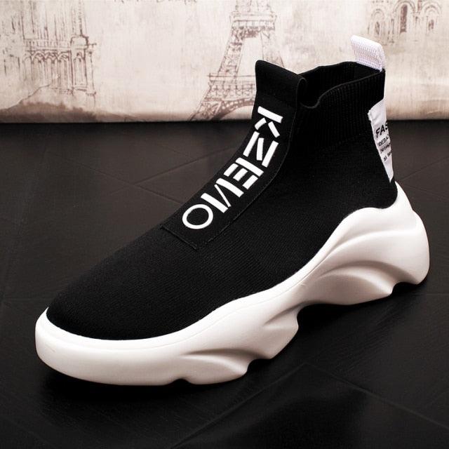 Men Ankle Wool Knitted Sock Sneakers