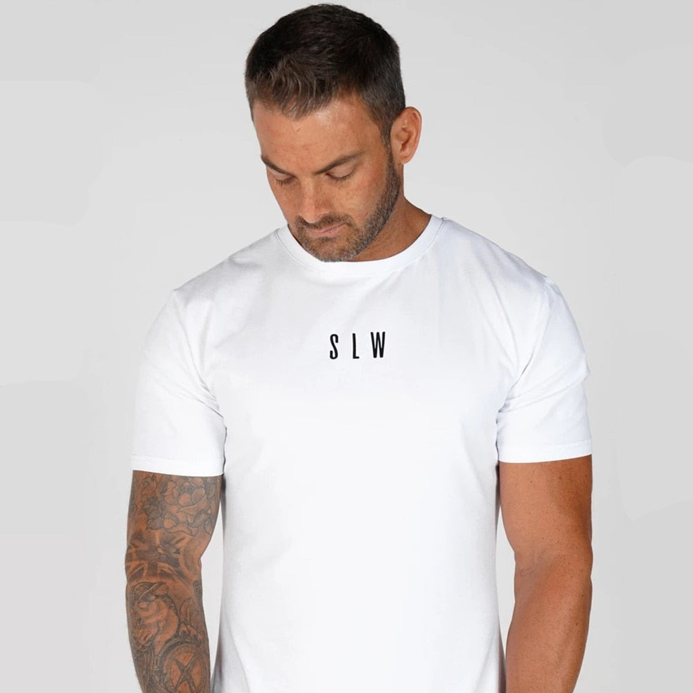 Black Casual Workout T-shirt