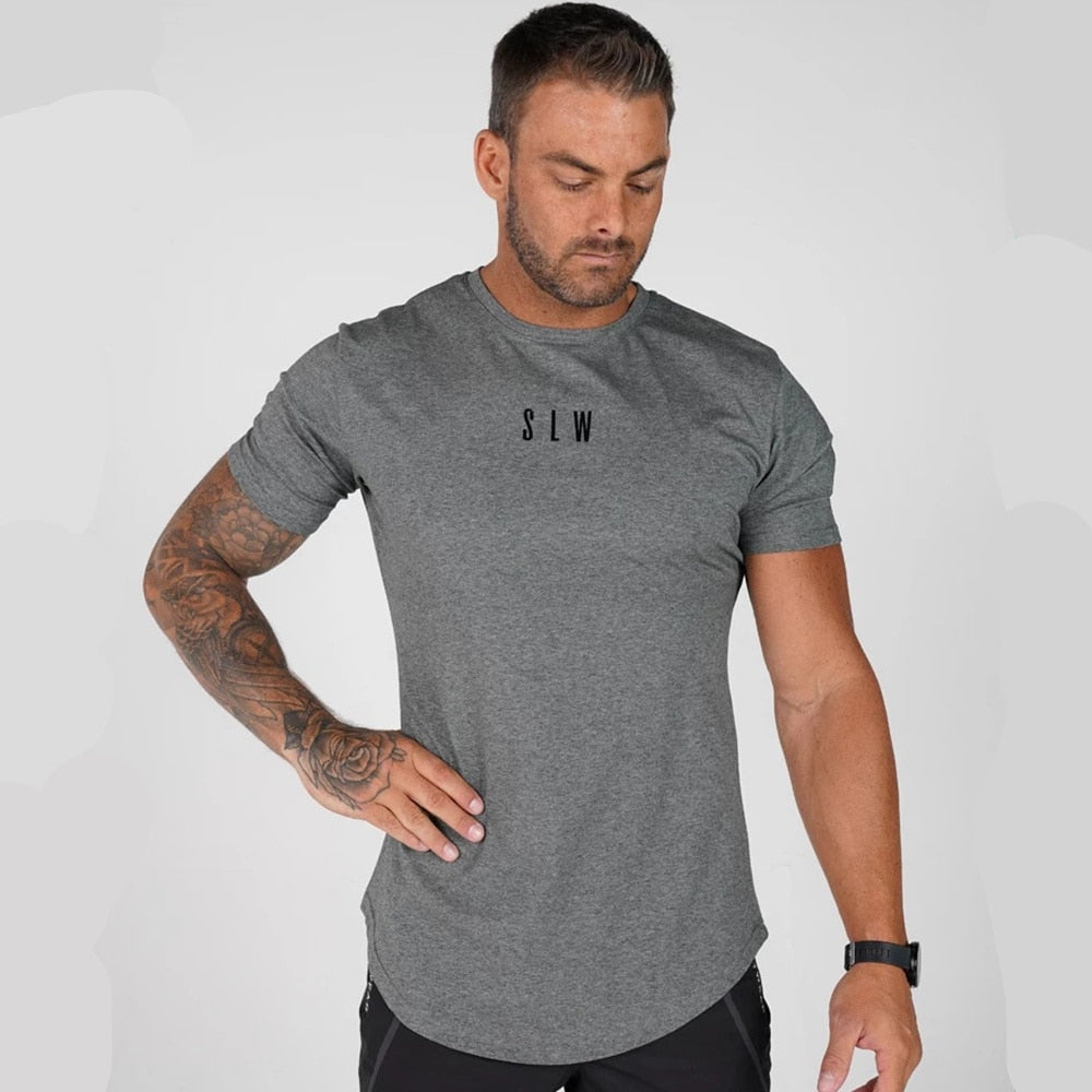 Black Casual Workout T-shirt